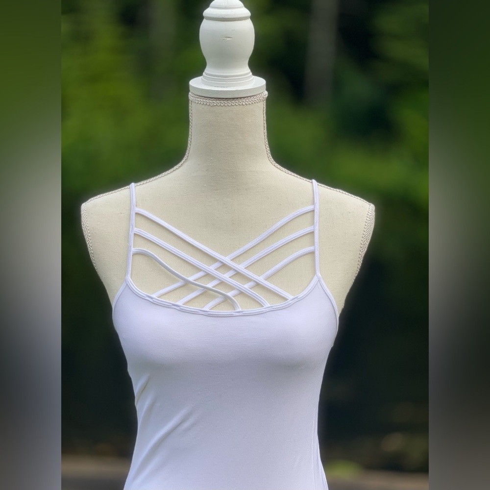 Yelete White Strappy Cami